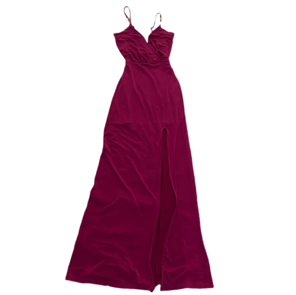 Vestido largo Fucsia