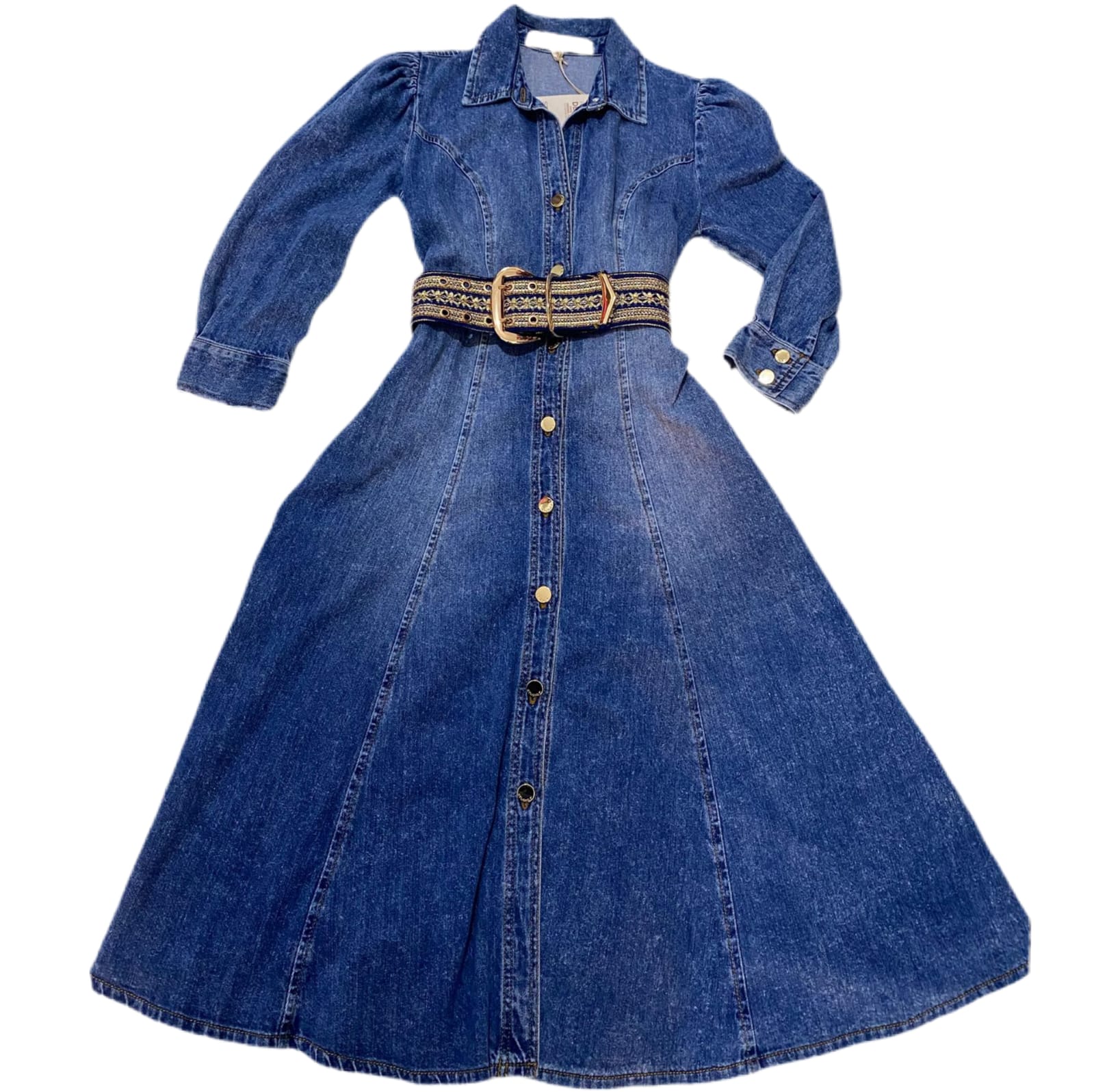 Vestido Midi Denim