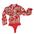 Body Manga larga rojo