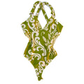 Body, sin mangas con estampado verde